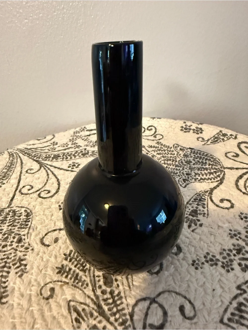 Black Amethyst Dark PurpleHand Blown Glass 4 1/2